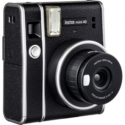 Fujifilm Instax Mini 40 Black camera with 10 Shot film Fujifilm Instax Mini 40 Black camera with 10 Shot film