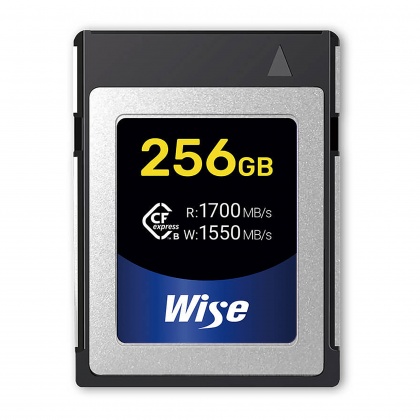 Wise 256GB Cfexpress Type B, R1700/W1550MB/s Wise 256GB Cfexpress Type B, R1700/W1550MB/s