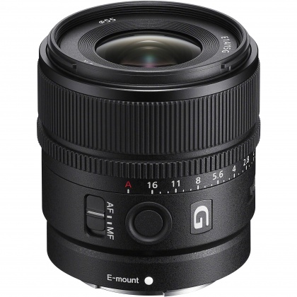 Sony E 15mm f1.4 G Wide Angle Prime Lens Sony E 15mm f1.4 G Wide Angle Prime Lens