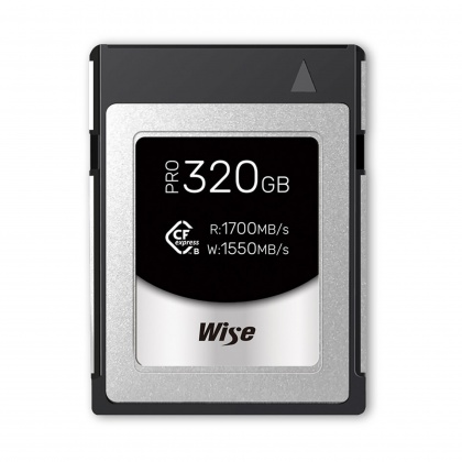 Wise Advanced 320GB CFexpress Type B, R1700/W1550MB/s Wise Advanced 320GB CFexpress Type B, R1700/W1550MB/s