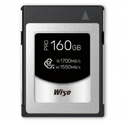 Wise Advanced 160GB CFexpress Type B, R1700/W1550MB/s Wise Advanced 160GB CFexpress Type B, R1700/W1550MB/s