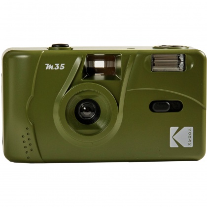 Kodak M35 Re-usable 35mm Camera, Olive Green Kodak M35 Re-usable 35mm Camera, Olive Green