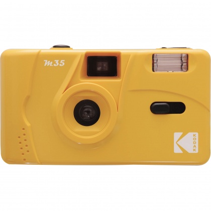 Kodak M35 Re-usable 35mm Camera, Yellow Kodak M35 Re-usable 35mm Camera, Yellow