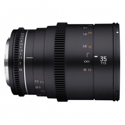 Samyang VDSLR 35mm T1.5 Mk2 lens for Canon EF Samyang VDSLR 35mm T1.5 Mk2 lens for Canon EF
