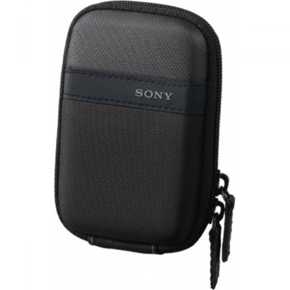 Sony LCS-TWPB black protective case with double zip