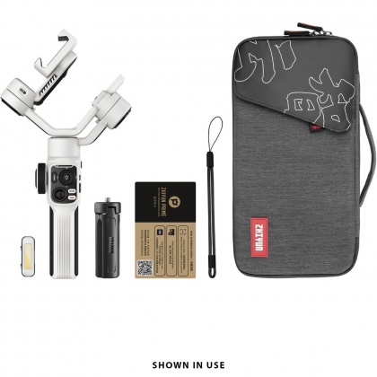 Zhiyun Smooth 5S Combo Gimbal Stabiliser for Smartphone, White Zhiyun Smooth 5S Combo Gimbal Stabiliser for Smartphone, White