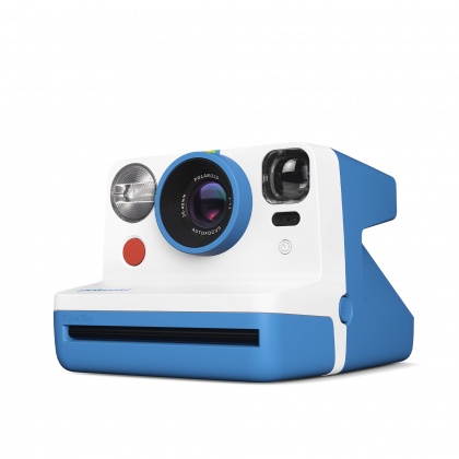 Polaroid Now Gen ii camera, Blue and White Polaroid Now Gen ii camera, Blue and White