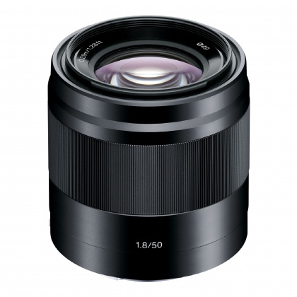 Sony E 50mm f1.8 OSS lens, black Sony E 50mm f1.8 OSS lens, black