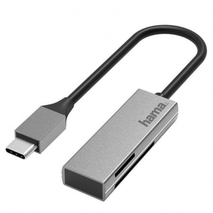 Hama USB Card Reader USB-C, USB 3.0, SD/microSD Hama USB Card Reader USB-C, USB 3.0, SD/microSD