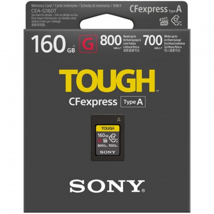 Sony 160GB CFexpress Tough Type A, R800/W700MB/s Sony 160GB CFexpress Tough Type A, R800/W700MB/s