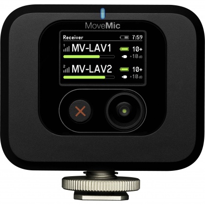 Shure MoveMic Two Receiver Kit Two-Channel Wireless Lavalier Microphone System With Receiver Shure MoveMic Two Receiver Kit Two-Channel Wireless Lavalier Microphone System With Receiver