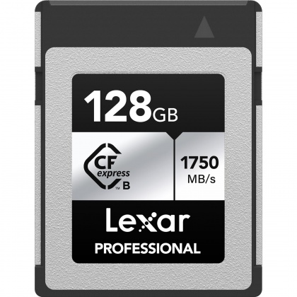 Lexar 128GB CFexpress Type B Silver R1750/W1300MB/s Lexar 128GB CFexpress Type B Silver R1750/W1300MB/s