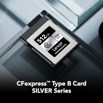 Lexar 512GB CFexpress Type B Silver R1750/W1300MB/s Lexar 512GB CFexpress Type B Silver R1750/W1300MB/s