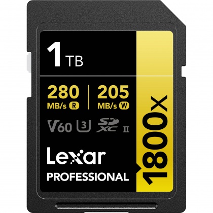 Lexar 1TB SDXC Gold UHS-II R280/W205MB/s Lexar 1TB SDXC Gold UHS-II R280/W205MB/s