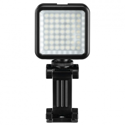 Hama 49 BD LED Light with Phone Holder, Tripod Thread and Flash Shoe Hama 49 BD LED Light with Phone Holder, Tripod Thread and Flash Shoe