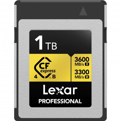 Lexar 1TB CFexpress 4.0 Type B GOLD , R3600/W3300MB/s Lexar 1TB CFexpress 4.0 Type B GOLD , R3600/W3300MB/s