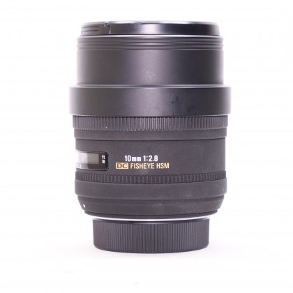 Used Sigma 10mm f2.8 EX DC Fisheye lens for Nikon