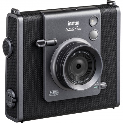 Fujifilm Instax Wide Evo Instant Camera, Black Fujifilm Instax Wide Evo Instant Camera, Black