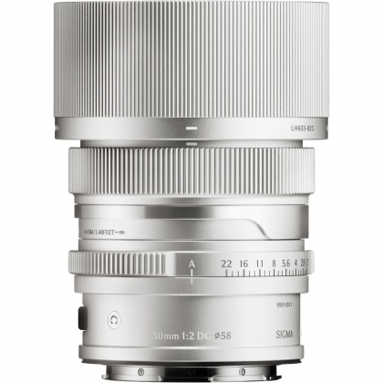 Sigma AF 50mm F2 DG I C lens for L-Mount, Silver Sigma AF 50mm F2 DG I C lens for L-Mount, Silver