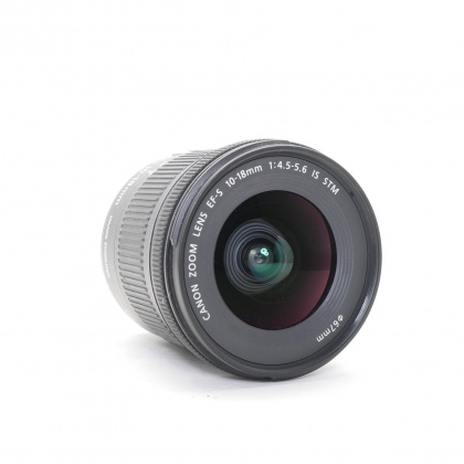 Used Canon EF-S 10-18mm f4.5-5.6 IS STM lens Used Canon EF-S 10-18mm f4.5-5.6 IS STM lens
