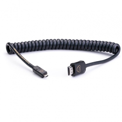 Atomos Coiled micro HDMI to full HDMI 4K60p cable (40-80cm)