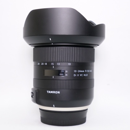 Used Tamron 10-24mm f3.5-4.5 Di VC II HLD lens Used Tamron 10-24mm f3.5-4.5 Di VC II HLD lens