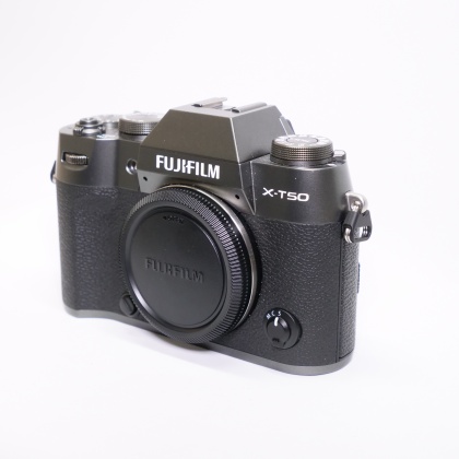 Used Fujifilm X-T50 Mirrorless camera body, Charcoal Used Fujifilm X-T50 Mirrorless camera body, Charcoal