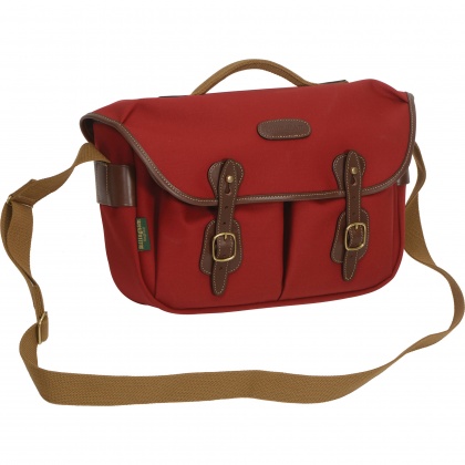 Billingham Hadley Pro Camera Shoulder Bag, Burgundy Canvas-Chocolate Trim