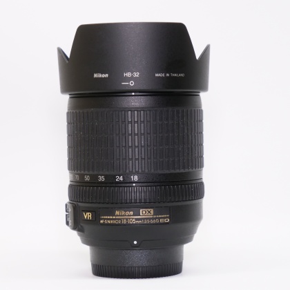 Used Nikon AF-S 18-105mm f3.5-5.6 G ED VR lens Used Nikon AF-S 18-105mm f3.5-5.6 G ED VR lens