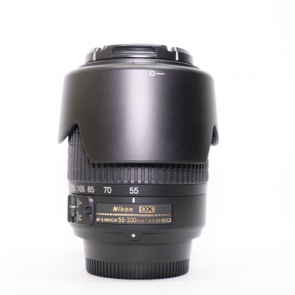 Used Nikon AF-S 55-200mm f4-5.6 G ED DX lens Used Nikon AF-S 55-200mm f4-5.6 G ED DX lens