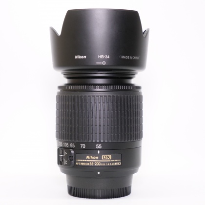 Used Nikon AF-S 55-200mm f4-5.6 G ED DX lens Used Nikon AF-S 55-200mm f4-5.6 G ED DX lens