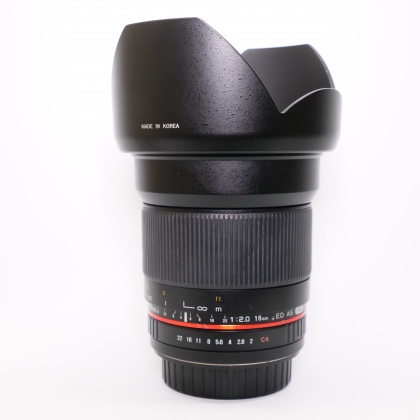 Used Samyang 16mm f2 lens for Canon EOS Used Samyang 16mm f2 lens for Canon EOS