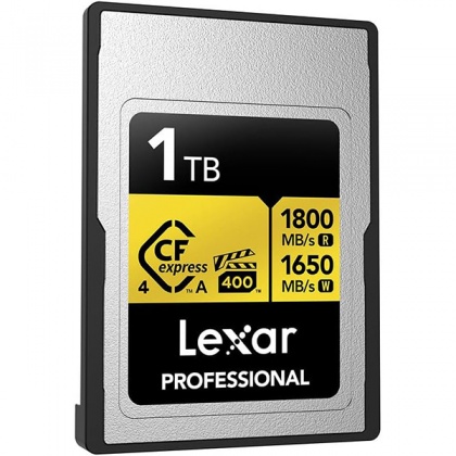 Lexar 1TB CFexpress 4.0 Type A GOLD, R1800/W1650MB/s, VPG400 Lexar 1TB CFexpress 4.0 Type A GOLD, R1800/W1650MB/s, VPG400