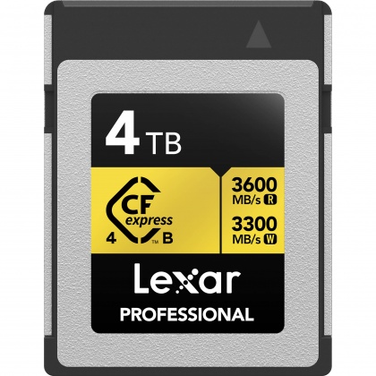 Lexar 4TB CFexpress PRO 4.0 Type B Gold 4TB - R3600/W3300MB/s