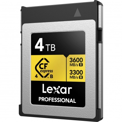 Lexar 4TB CFexpress PRO 4.0 Type B Gold 4TB - R3600/W3300MB/s