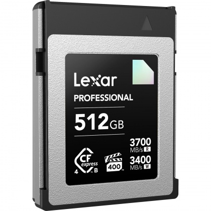 Lexar 512GB CFexpress PRO 4.0 Type B Diamond, R3700/W3400MB/s, VPG400
