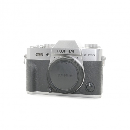 Used Fujifilm X-T30 Mirrorless camera body, silver
