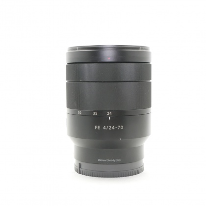 Used Sony FE 24-70mm f4 Zeiss Vario Tessar T lens Used Sony FE 24-70mm f4 Zeiss Vario Tessar T lens