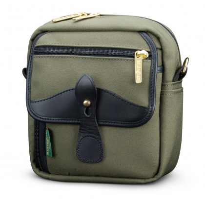 Billingham Pola Stowaway Camera Shoulder Bag, Sage Fibrenyte-Black Trim