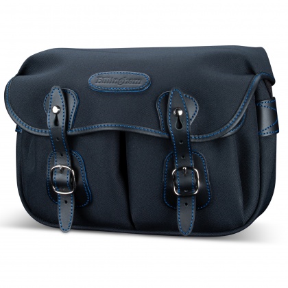Billingham Hadley Small Camera Shoulder Bag - Midnight Special Edition, Black Fibrenyte-Leather trim