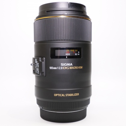 Used Sigma EX 105mm f2.8 OS Macro lens for Canon EOS Used Sigma EX 105mm f2.8 OS Macro lens for Canon EOS
