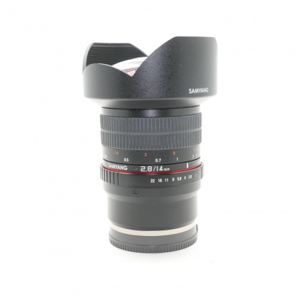 Used Samyang MF 14mm f2.8 lens for Sony FE Used Samyang MF 14mm f2.8 lens for Sony FE