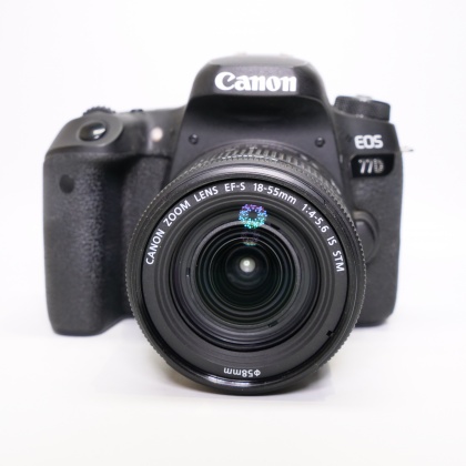 Used Canon EOS 77D DSLR with 18-55mm lens Used Canon EOS 77D DSLR with 18-55mm lens
