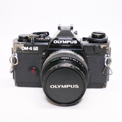 Used Olympus OM4 Ti 35mm SLR with 50mm lens Used Olympus OM4 Ti 35mm SLR with 50mm lens