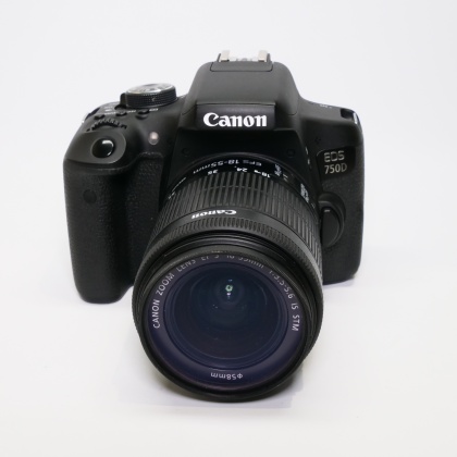Used Canon EOS 750D DSLR with 18-55mm lens Used Canon EOS 750D DSLR with 18-55mm lens