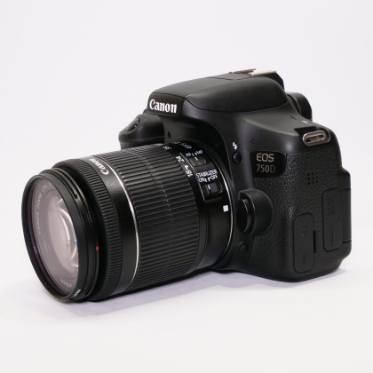 Used Canon EOS 750D DSLR with 18-55mm lens Used Canon EOS 750D DSLR with 18-55mm lens