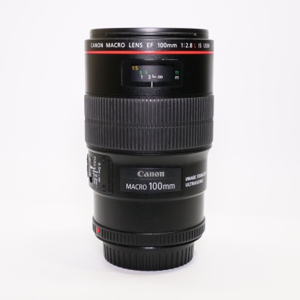 Used Canon EF 100mm f2.8L IS USM Macro lens Used Canon EF 100mm f2.8L IS USM Macro lens