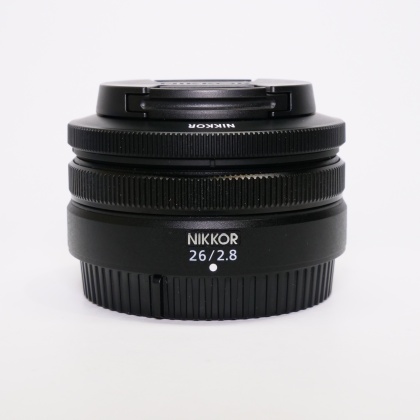 Used Nikon NIKKOR Z 26mm f2.8 lens Used Nikon NIKKOR Z 26mm f2.8 lens