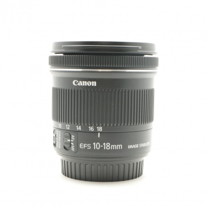 Used Canon EF-S 10-18mm f4.5-5.6 IS STM lens Used Canon EF-S 10-18mm f4.5-5.6 IS STM lens