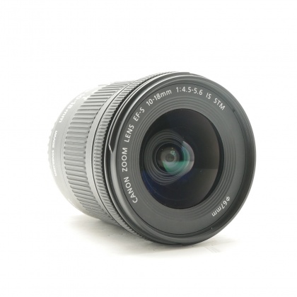 Used Canon EF-S 10-18mm f4.5-5.6 IS STM lens Used Canon EF-S 10-18mm f4.5-5.6 IS STM lens